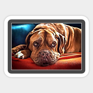 Cute Bulldog Sticker